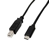 Digio2 USB2.0 Type-Cケーブル Type-C to USB2.0[B] 2m ブラック ZUH-CB220BK