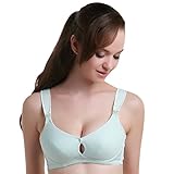 KINDOYO 新しく美しい 妊娠中の女性 ブラジャー 下着 マタニティ 授乳用ブラ, ライトグリーン/85B-C