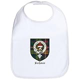 CafePress Buchanan Clan Crest Tartan Bib - Standard Cloud White by CafePress