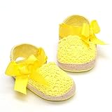 （イスタミコ) Estamico 赤ちゃんの女の子の夏の靴幼児サンダル 12cm レースアップボウイエロー