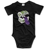 パイナップル ベビーロンパース ひとくいばこ パンドラボックス 宝箱の形 妖怪 出産祝い 子供服 キッズ Black 24 Months