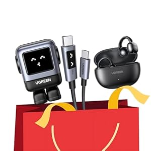 UGREEN UNO 充電シリーズ黒 65W充電器 USB-Cケーブル イヤホン