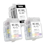 BC360XL 1個+BC361XL 2個セット インク 純正品併用 大容量 詰め替えインク canon用360 361 取扱説明書付き 互換インクではない PIXUS TS5430 TS5330