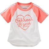 OSHKOSH(オシュコシュ) ネオンラグランロゴティ トップス半袖Tシャツ 7歳【並行輸入】