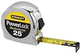 Stanley Consumerツール33 – 525-disc 25 - ft。Powerlockテープメジャー – 数量4
