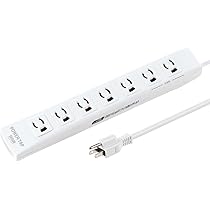 Amazon.co.jp: エレコム 電源タップ マグネット付 抜け止めコンセント