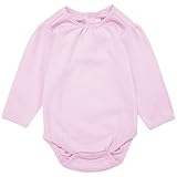 JoJo Maman Bebeジョジョママンベベ(イギリス)/Pretty Round Neck Body プリティラウンドネックボディ/3-6m (68cm)/ピンク/B5603PIN36