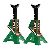 Chanmoo 1/10 RCカーシミュレーションジャックスタンド リフティング ミニ 3トン メタルジャックスタンド 1:10スケール RCクローラー 車 アキシャル SCX10 Traxxas TRX-4 タミヤ D90 RC4WD CC01 RC オフロード トラックカー 2個 (グリーン)