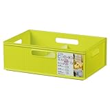 収納ボックス キューBOX ワイド ソフィー 浅型 グリーン 1552