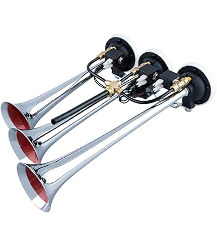 Amazon | 3連 パリラリ ミュージックホーン24V車用 同時切替 24V