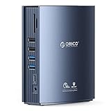 ORICO USB-C ドッキングステーション 15-in-1（2つHDMI＋DisplayPort）Type-C Dock Apple M1チップに適応可能 100W出力 4K対応 DP1.4 HDMIポート ギガビットイーサネット TF/SDカード スロット搭載 USB-Cポート USB-Aポート 3.5mm 音声入出力 3つ画面出力 CDH-15N