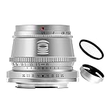 TTArtisan 35mm F1.4 APS-C フォーマット大口径マニュアルフォーカス固定レンズ Sony E マウントカメラ用 A5100 A6000 A6300 A6400 A6500 A7II A7MIII A7MII など 銀