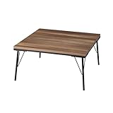 古材風アイアンこたつテーブル ブルックスクエア 80ｘ80 本体のみ