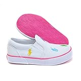 ■[ポロ ラルフローレン] Polo Ralph Lauren キッズ スニーカー BAL HARBOUR REPEAT バルハーバー リピート トドラー チャイルド 91557/WHITE 15cm