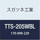 スガツネ工業 ドア用金物 フランス丁番 精密肉厚丁番 TTS-205WBL 1