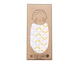 Captain Silly Pants Baby Swaddle, 100% Organic Cotton, Pink Happy Circles - by Captain Silly Pants