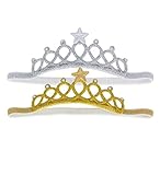 [kiejun] ベビー ヘアバンド ティアラ 髪飾り ヘアアクセサリー ２点セット フォーマル セレモニー 赤ちゃん 新生児 お宮参り お祝い こども 結婚式 ki-032