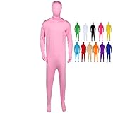 【コスプレホリック】全身タイツ コスプレ 23色 男女兼用 130-190cm ハロウィン・文化祭に最適！ (ピンク, 3XL)