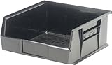 Quantum qus235プラスチックストレージStacking Ultra Bin ブラック