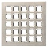 USG Durockシャワーsystem- Proシリーズgrate- 4 " Professional Grateつや消しニッケル