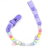 elfishjp 赤ちゃん ベビー おしゃぶりホルダー グリップ 落ち防止 軽い かわいい ベビーチェーン 紛失防止 シンプルタイプ