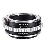 K&F CONCEPT マウントアダプター NIK(G)-L Nikon対応 レンズ変換アダプター Fマウント Gタイプ マニュアルフォーカス ニコン対応 F（G-Type）マウントレンズ → ライカ対応Lマウント装着 メーカー直営店
