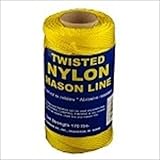 T.W. Evans Cordage 11-188 Number 18 Twisted Nylon Mason Line 550 ft. in Yellow