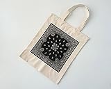 古墳のトートバッグ (ブラック)