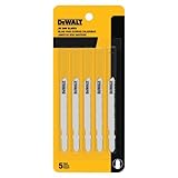 DEWALT DW3776-5 3-Inch 24 TPI Thin Metal Cut Cobalt Steel T-Shank Jig Saw Blade (5-Pack) [並行輸入品]