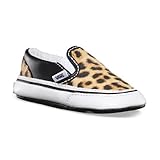 [バンズ] VANS ベビー DIGI LEOPARD SLIP-ON INFANT ベビースニーカー ブラック／トゥルーホワイト(BLACK/TRUE WHITE) US4(6-9ヶ月) [並行輸入