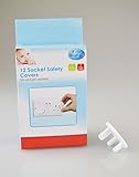 12 Home Safety Plug Socket Covers Baby & Child Proof Protector Guard Easy to Use by First Steps