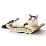 by Amazon 猫壱 爪とぎ バリバリベッドMワイド リーフ柄