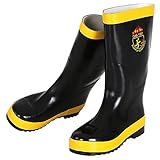 KKmoon 消防用ブーツ　長靴　安全靴　防火ブーツ　アンチ火災/アンチパワー/アンチ化学/防水/ノンスリップ　耐滑 消防用ブーツ（240mm）EU41