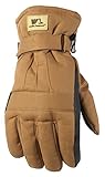 Wells Lamont Cold Weather Work Gloves, Insulated Duck Fabric, Large, Brown (1075L) [並行輸入品]