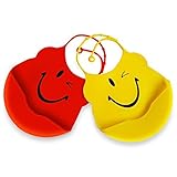 Waterproof Silicone Baby Bibs Easily Rinse Clean & Air Dries Fast! Cute baby bibs are Gentle On Deli