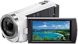 【整備済み品】 ソニー SONY ビデオカメラ HDR-CX485 32GB 光学30倍 ホワイト Handycam HDR-CX485 WC フルハイビジョン対応