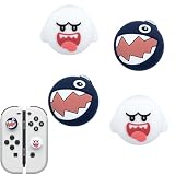 YOCORE Switch スティックカバー 4枚入れ Switch 従来/有機ELモデル/Lite 対応 取り付け簡単 滑り止め ジョイコン アナログスティック カバー 親指グリップキャップ (ワンちゃん)
