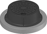 下水道関連製品＞防護蓋＞300シリーズ　T25Aタイプ　BHG-T25A300B^おすい N　Mコード：60737　前澤化成工業