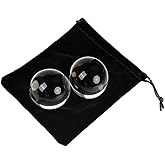 DSJUGGLING 2個パック クリアアクリル コンタクトジャグリングボール 初心者用 - 65mm スモール練習ボール