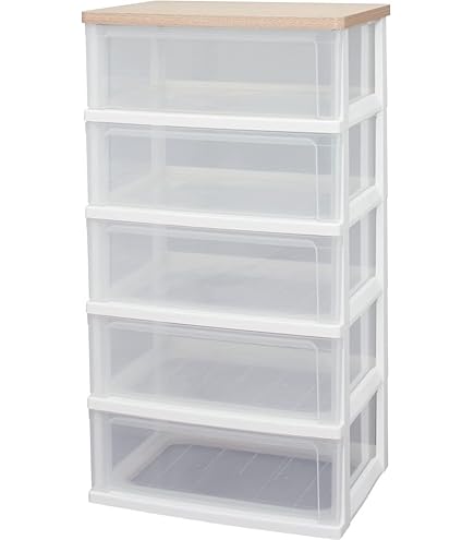 Amazon｜アイリスオーヤマ チェスト 4段 届いてすぐ使える完成品 木天