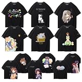 VKLGGOPL クラナド tシャツ 半袖 CLANNAD 古河 渚 団子 大家族 夏服 日常服 丸首 綿 カジュアル 白い 黒い 丸首 アニメ ゲーム 萌グッズ 夏祭り 花火大会 通学 通勤 学園祭 文化祭 漫画 プレゼ ント 男女兼用 (L,カラー19) [並行輸入品]