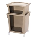 VOGA (ヴォーガ) フロアラック(浅1深1段) ベージュ V-AFBE