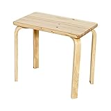 【JAJAN】天然木ベッドサイドテーブル ナチュラル[シンプル][北欧パイン材]