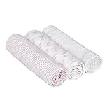 LASSIG レッシグモスリン おくるみ Large (３枚入り) (レイラ ライトピンク)