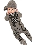 【Yuson Girl】 ベビー服 ベビーウェア キッズウェア 子供服 赤ちゃん 上下セット セット 　長袖 半袖　アップ 夏 子供 女の子 ガールズ 男の子ボーイズ　グレー　クマ柄 (長袖　80)