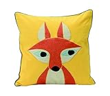 キーストーン 動物クッション PITTOパッチワーククッション フォックス