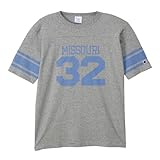 [チャンピオン] Tシャツ 半袖 丸首 綿100% グラフィックプリント ショートスリーブフットボールＴシャツ ベーシック C3-Z354 メンズ オックスフォードグレー
