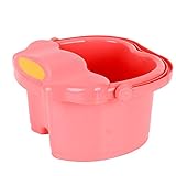 DGF 子供用フットバスバレル、家庭用プラスチック製フットバスH19cm ( 色 : 赤 )