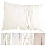Toddler Pillow Case. No Dyeing, No Printing, 100% Organic - Global Organic Textile Standard - Certif