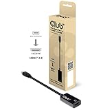 Club3D Mini DisplayPort 1.4 to HDMI 2.0b HDR（ハイダイナミックレンジ）対応 4K 60Hz Active Adapter 変換アダプタ(CAC-1180)